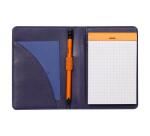 Rhodiarama livret porte-bloc N°12 pour bloc ou carnet format B7 - Bleu nuit