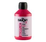 Darwi Flacon de 250 ml de Peinture Acrylique Universelle Opaque - vermillon