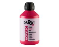 Darwi Flacon de 250 ml de Peinture Acrylique Universelle Opaque - vermillon