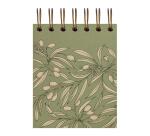 Jardin des Sens, Bloc reliure intégrale en-tête 9x11 cm, 160 feuilles, uni, ass.