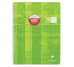 Cahier reliure intégrale déficients visuels 24x32cm 100 pages grands carreaux noirs 2,5mm agrandis 10x10 Couleur aléatoire - Assortis