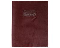 Protège-cahiers grain cuir PVC 22/100ème 17x22 cm