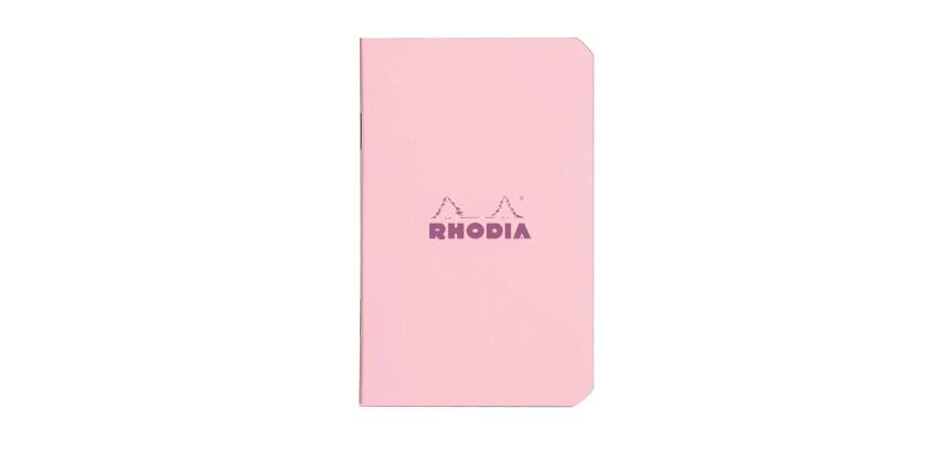 Rhodia geniet schrift Colors Roze 7,5x12 cm - Roze