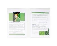 Tweezijdige presentatiemappen - halfharde PP 40/100ste - A4 & A3