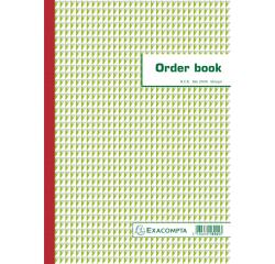 Orderbook ligné 29,7x21cm 50 feuillets triple autocopiant