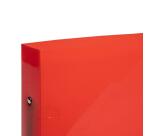 Classeur 2 anneaux plastifié Exacompta Crystal A5 - Dos 4 cm couleurs assorties