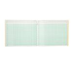 Piqûre 27x32cm à tête paresseuse 13 colonnes sur 1 page - 31 lignes - 80 pages - Couleurs assorties