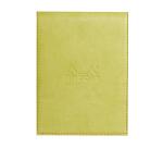 Rhodiarama porte-bloc avec porte-crayon + bloc N°12 ligné - Anis