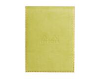 Rhodiarama porte-bloc avec porte-crayon + bloc N°12 ligné - Anis