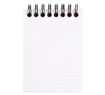Bloc reliure intégrale Rhodia Classic 7,5x10,5 cm 80 feuillets dot microperforé 80g - Noir