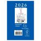 Bloc éphéméride comique sans support 6,5 x 9,7 cm 2026 - Bleu