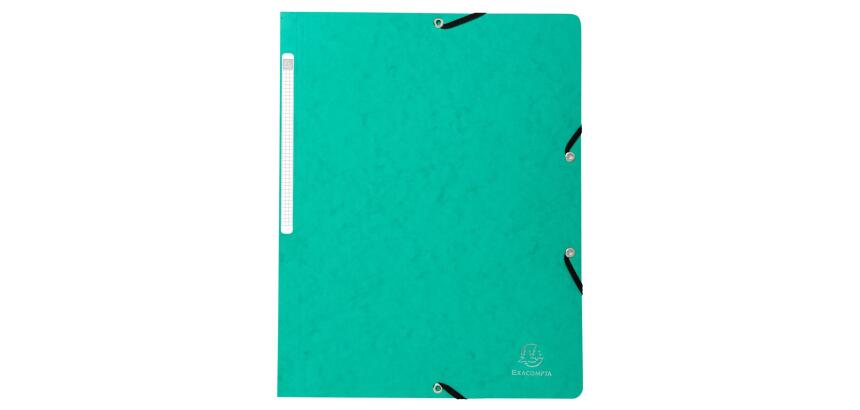 Folder Elastic w/o Flap+Label A4 Lime