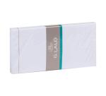 20 enveloppes DL (110x220mm) Vélin doublées gommées - extra blanc