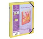 Carpetas de proyecto con gomas Kreacover®Pastel 7/10e - Lomo: 40 mm - Formato de documento: A4 - Tamaño: 25x33cm - Colores surtidos
