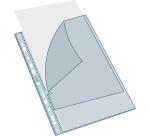 Estuche Exacompta de 10 fundas taladros Stop doc apertura esquina polipropileno liso 6x100º - Incoloro