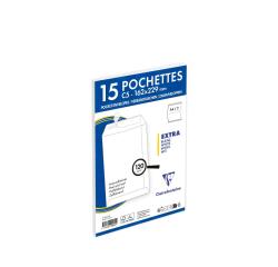 Adheclair peel and seal 162x229mm 120gsm pocket envelope packed 15s - White