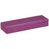 Rhodiarama plumier simili cuir italien 21x5,5x3 cm - Violet