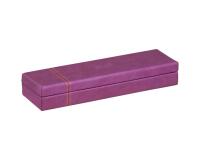 Rhodiarama plumier simili cuir italien 21x5,5x3 cm - Violet