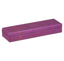 Rhodiarama plumier simili cuir italien 21x5,5x3 cm - Violet