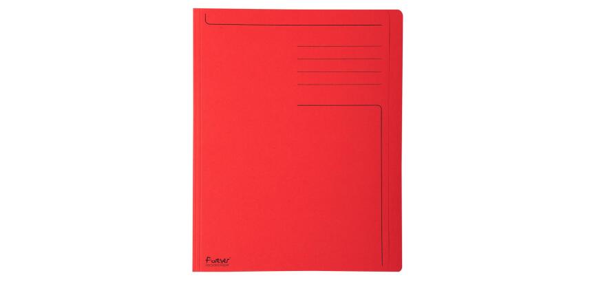 Chemise rigide à bord décalé Forever® 280g/m2 avec impression - 24x32cm