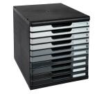 MODULO A4 10 black/shades of grey glossy - Shades of grey