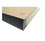 Clasificadores Ordonator ® lomo extensible pestañas impresas Tapa kraft reciclada - Tamaño: 25x33 cm para: A4 - Kraft marrón