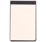 Rhodiarama Webnotepad rembordé rigide A5 192 pages ligné microperforé papier ivoire 90g fermeture élastique - Noir