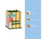 Dolce Amore, Pot à crayons carré 8,5x8,5x11 cm