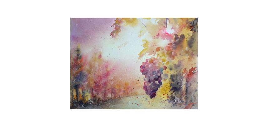 Fontaine paquet bords frangés 10F 56x76cm 640g grain fin