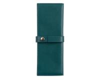 Trousse du collectionneur en cuir pour stylos, petit modèle - Vert émeraude
