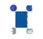 Trieur agrafé avec élastiques 12 compartiments