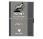Paint'ON Gris carnet cousu 32F A5 250g - Gris