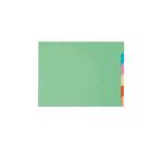 Paquet de 10x6 chemises compartiments a onglets pour armoire SUPER 210 - 24x32cm - Couleurs assorties