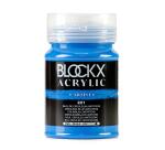Peinture acrylique fine pot 500ml - Bleu de ceruleum (imitation)