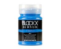Peinture acrylique fine pot 500ml - Bleu de ceruleum (imitation)