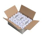 Bobine sans mandrin pour machines à calculer 57x25 mm - 1 pli offset extra-blanc 60g/m2. - Blanc