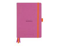 Rhodiarama Goalbook rembordé rigide A5 240 pages dot papier blanc 90g - Lilas