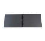 Album photo à spirales 50 pages noires Milano - Noir