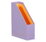 Rhodiarama porte-revues simili cuir italien 10x25x31 cm - Iris