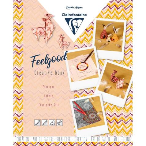 FEELGOOD, Carnet de 20 pages au format 26x21cm - Éthnique