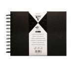 Album à personnaliser de 40 feuilles 185g/m2 au format 21x16cm - Noir