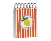 Dolce Amore, Bloc reliure intégrale en-tête 9x11 cm, 160 feuilles, uni, ass.