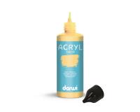 Darwi Flacon de 80 ml de Peinture Acrylique Universelle Nacrée - Jaune or