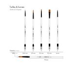 Darwi For You set de 5 pinceaux fins - Blanc