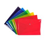 Pochette pression Iderama en polypropylène - Couleurs assorties