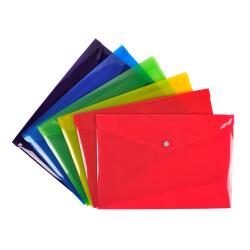 Tasche mit Druckknopf Iderama aus PP - Farben sortiert