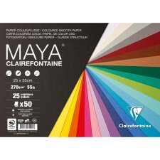 Maya paquet 50F 25x35cm 270g - Assortiment