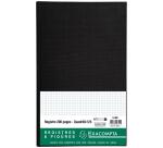 Registre 36x22,5cm 5x5 folioté 200 pages - Noir