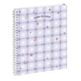 Cahier de textes Elsa Tartan 17 x 22 cm - Visuel