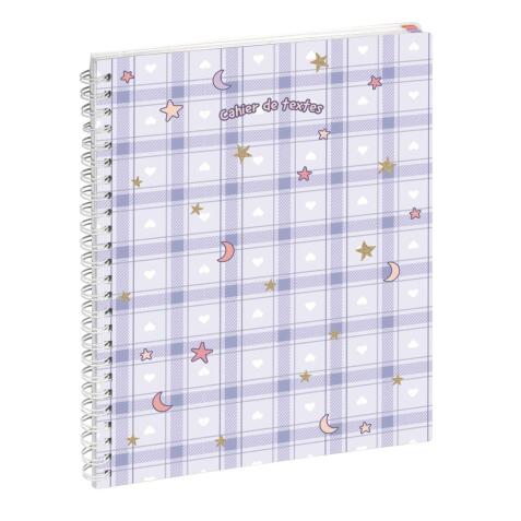 Cahier de textes Elsa Tartan 17 x 22 cm - Visuel